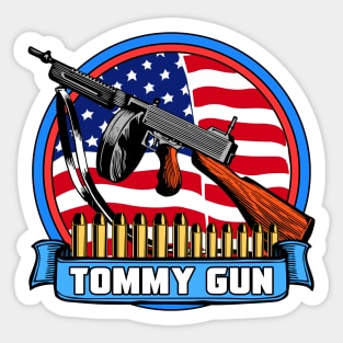 THOMPSON SUBMACHINE GUN Sticker